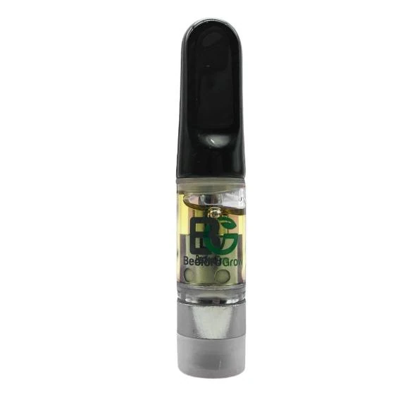 Bedford Grow-branded vape cartridge with a black mouthpiece