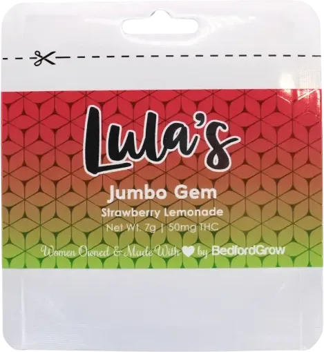 Lula’s Strawberry Lemonade Jumbo Gem packaging