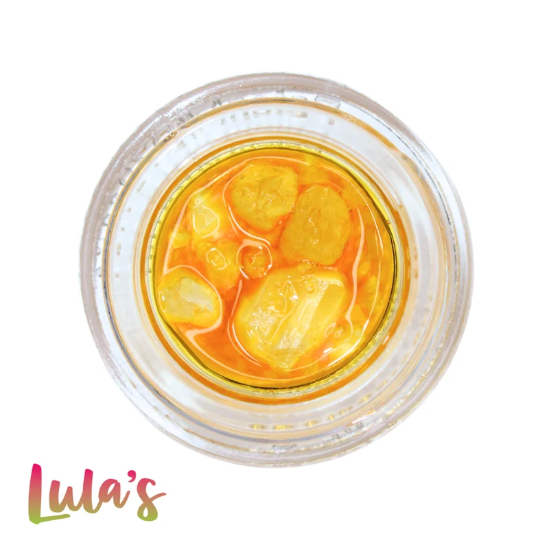 Lula’s cured Sauce in an open jar