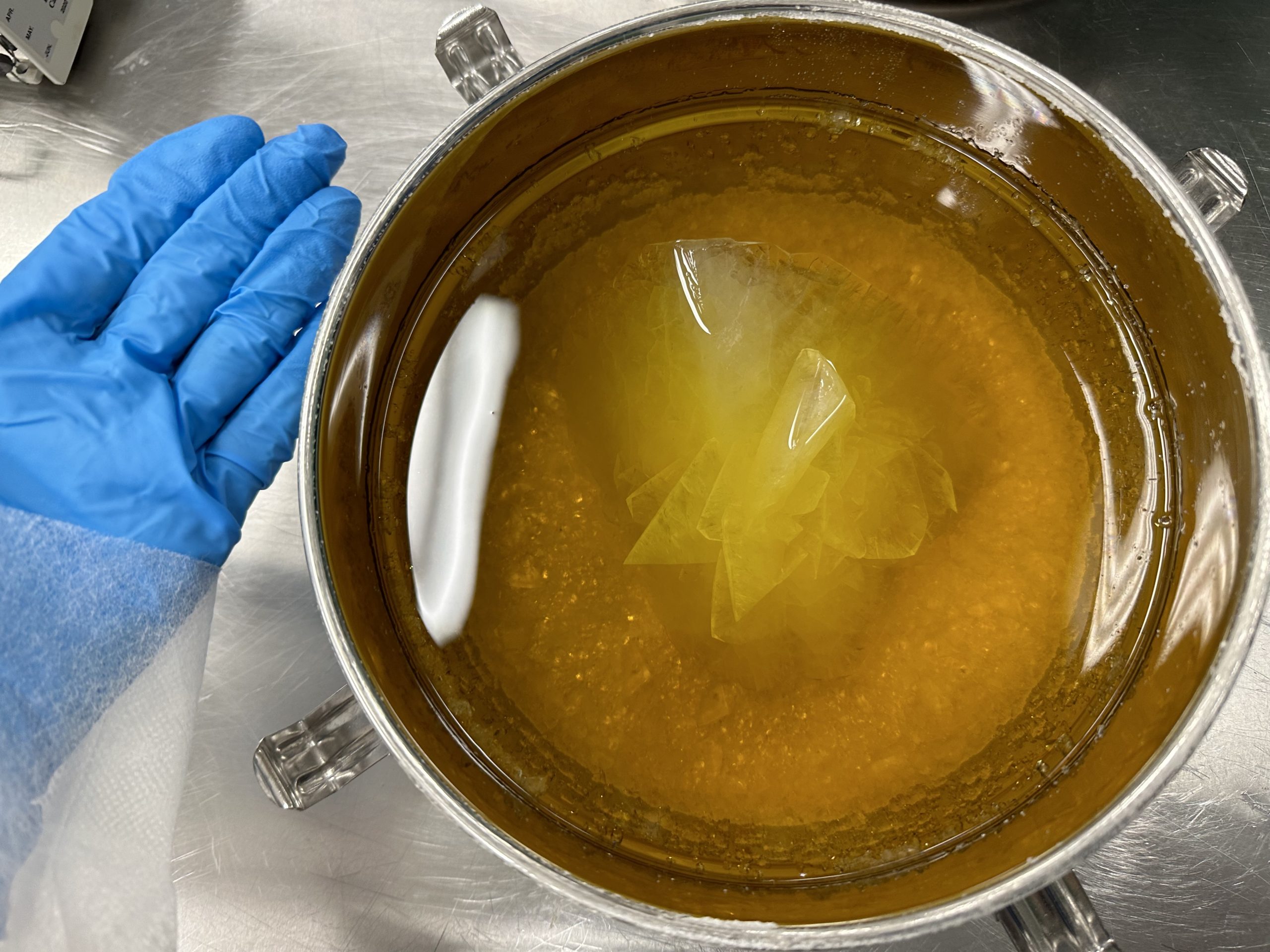 Cannabis oil extraction and processing at Bedford Grow